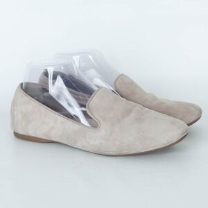 Birdies The Starling‎ Suede Loafers Flats Beige Slip On Size 9 Preppy Comfort